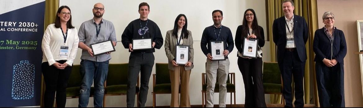 Giorgia Nicosia awarded at Battery 2030+