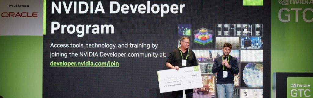 Francesco Sarno (SBTC) awarded at NVIDIA GTC 2025